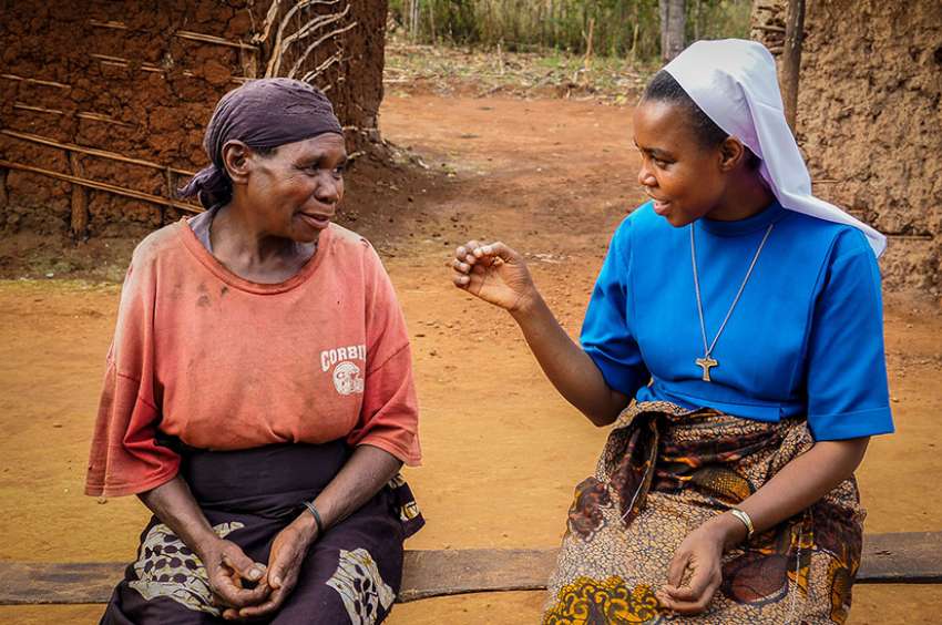 In Tanzania, young people learn about selves as they help elderly