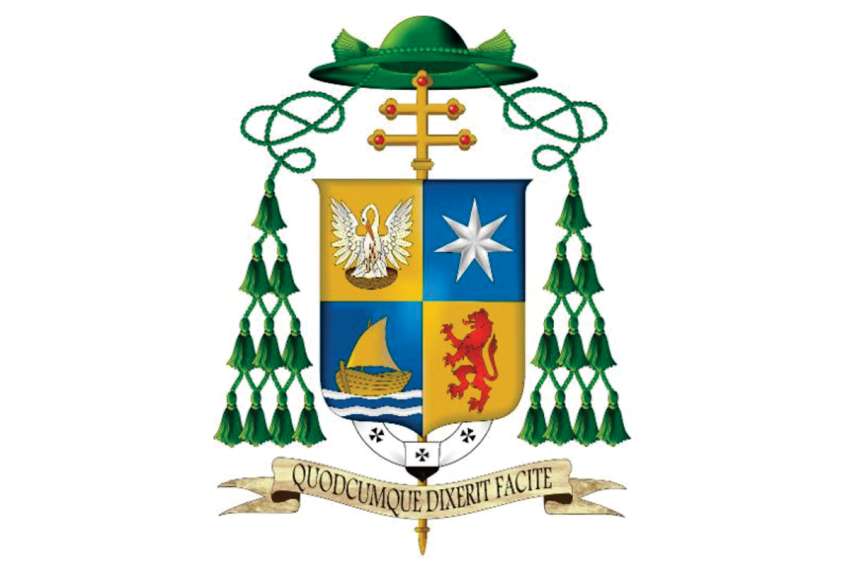 Leo’s devotion to Mary comes through clear in motto, coat of arms