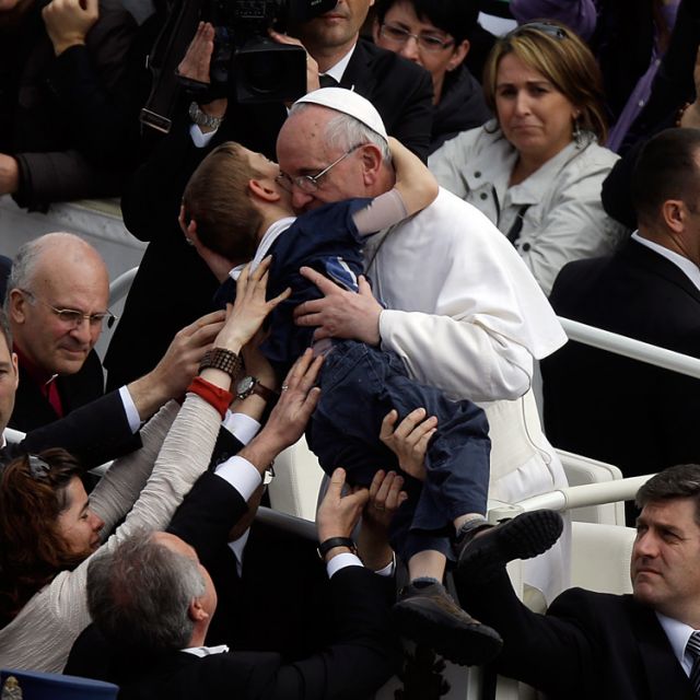 The papal hug that touched the world