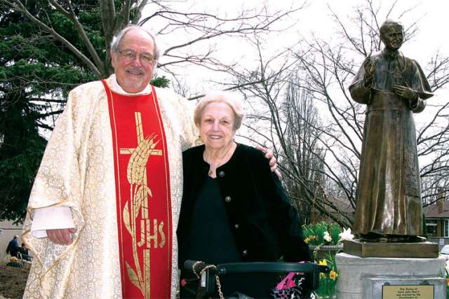Parish surprises Lombardi on his 40th year a priest