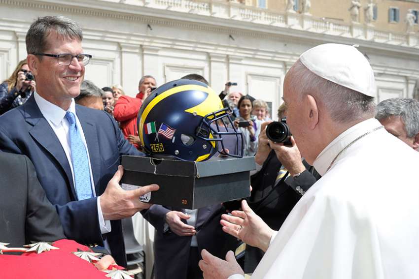 Jim Harbaugh: My priorities are 'faith, then family, then football'