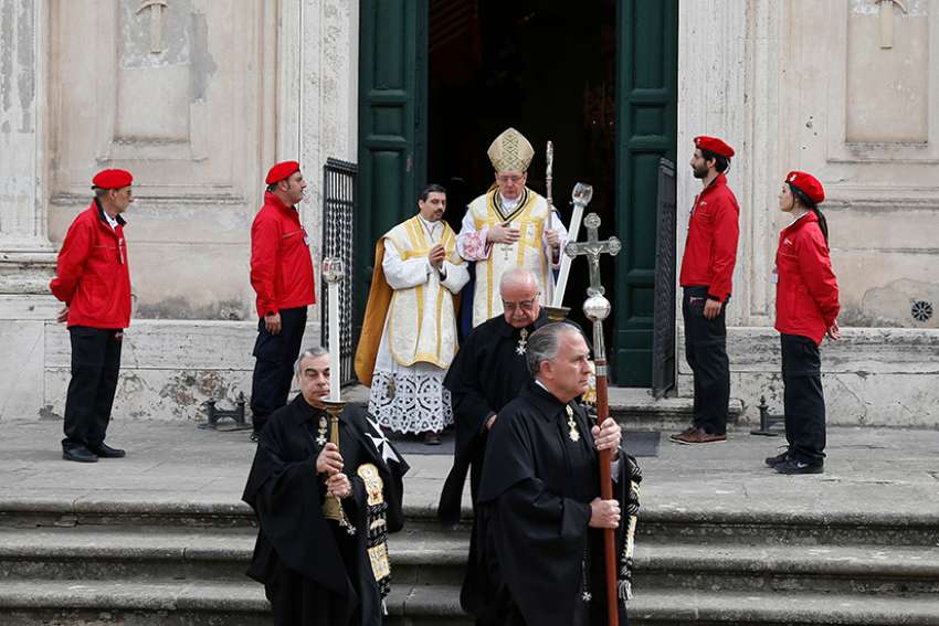 Knights of Malta elect interim leader as new grand master