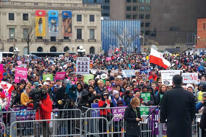 March brings out voices for life