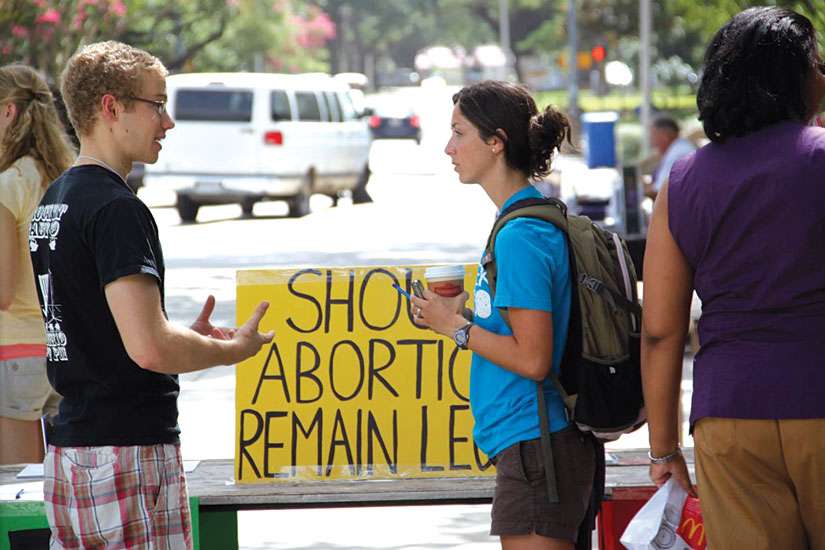 Civil liberties’ group onside with campus pro-lifers