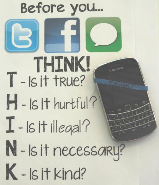 Social media campaign asks students to THINK