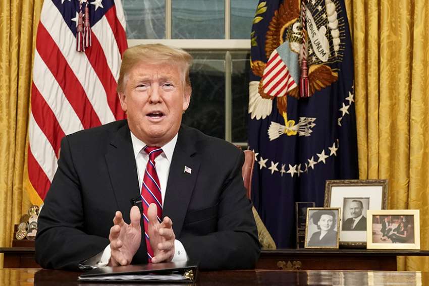 Catholic groups tears apart Trump speech about border wall