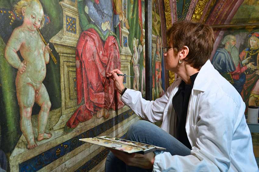 Vatican restoration uncovers work of Renaissance master