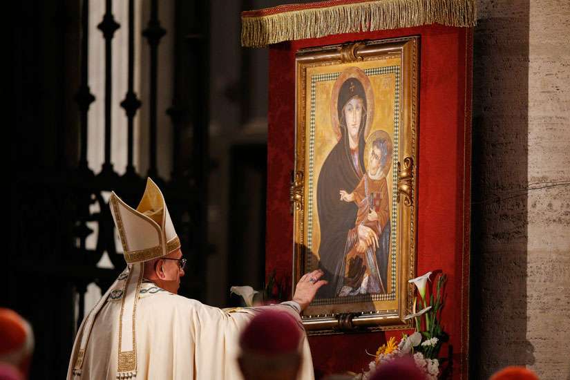 Church needs courageous women like Mary, Pope says at morning Mass