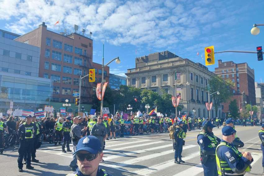 Gender ideology rallies draw thousands, for and against