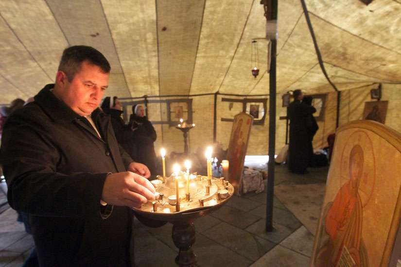 In eastern Ukraine, church has 'returned to catacombs,' spokesman says