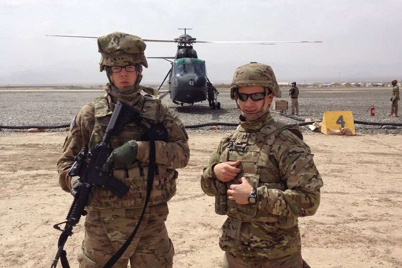 Catholic military chaplains sometimes find peace in a war zone
