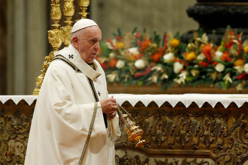 Christmas says, 'You are loved,' Pope Francis says at Midnight Mass