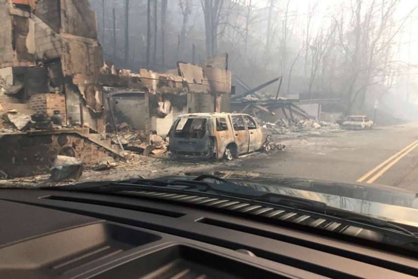 Updated: Some fleeing scene of Tennessee wildfires describe it as escaping 'gates of hell'