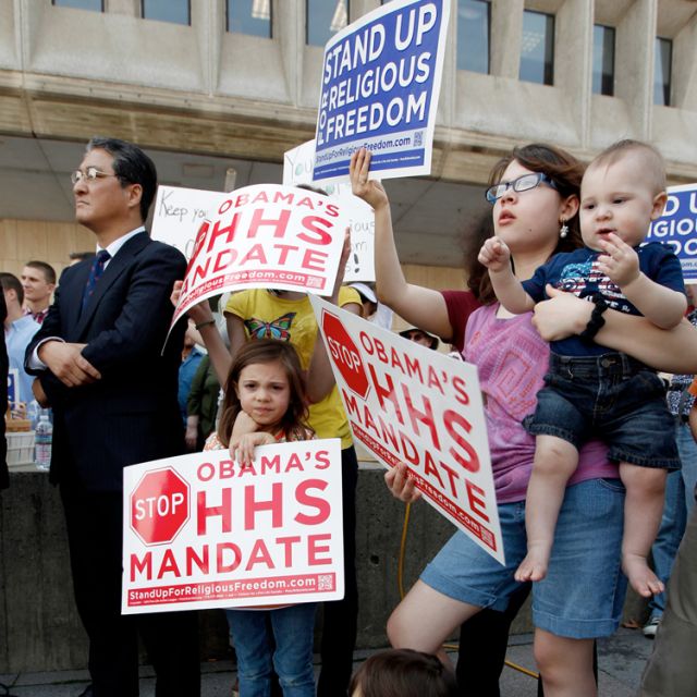 Lawsuits seek to stop HHS mandate
