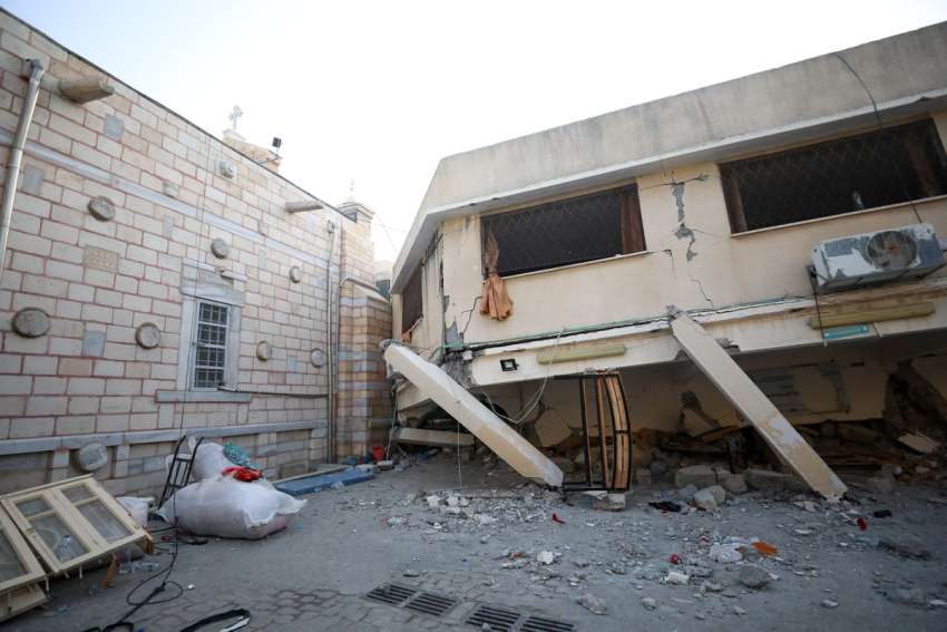 Greek Orthodox church in Gaza damaged in blast