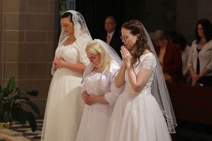 As consecrated virgins, three women promise lifelong fidelity to Christ