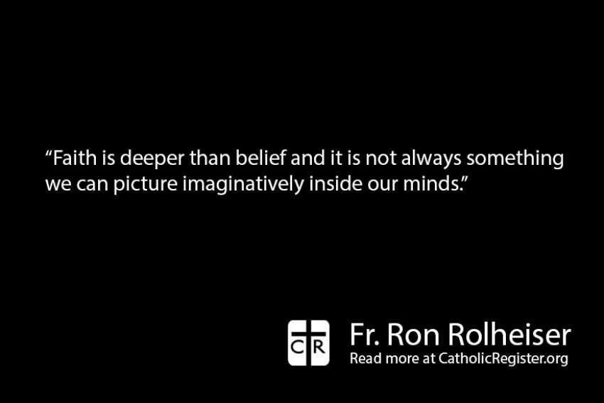 Faith: Ceasing to believe is not the same as losing faith