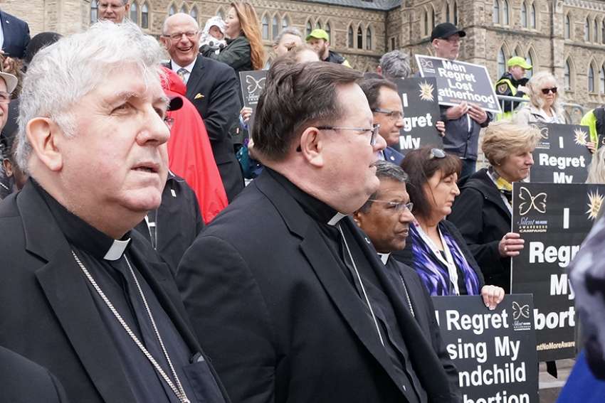Cardinal Collins urges Canadian pro-lifers at March for Life to 'speak more loudly by silence'
