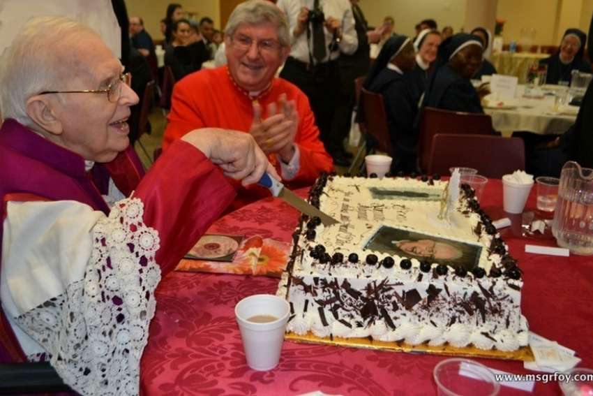 Msgr. Vincent Foy, longest-serving priest in Toronto Archdiocese, dies at 101