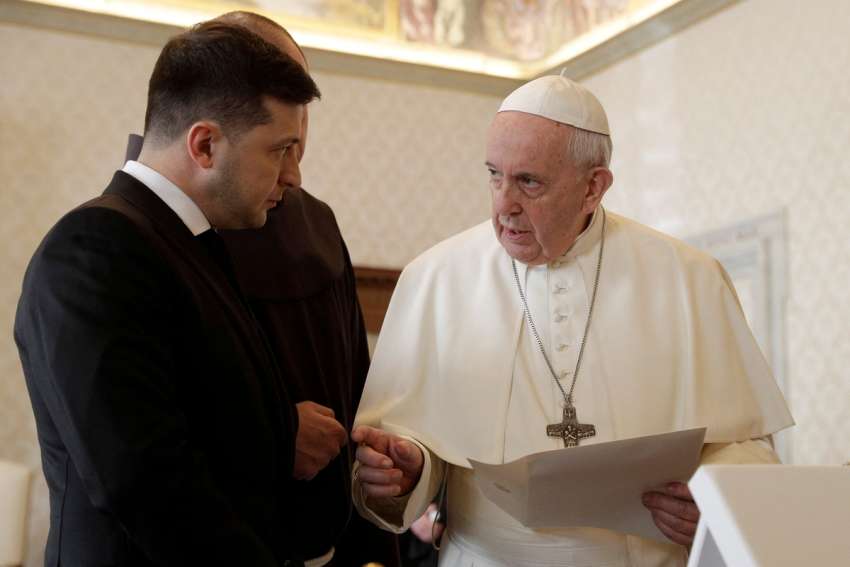 Ukrainian bishops hopeful for President Zelenskyy's Vatican visit