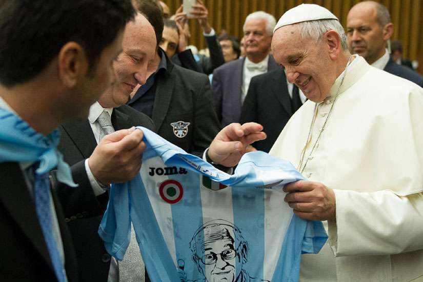 Pope: Love of sports doesn't mean 'timeout' from church, friends, poor