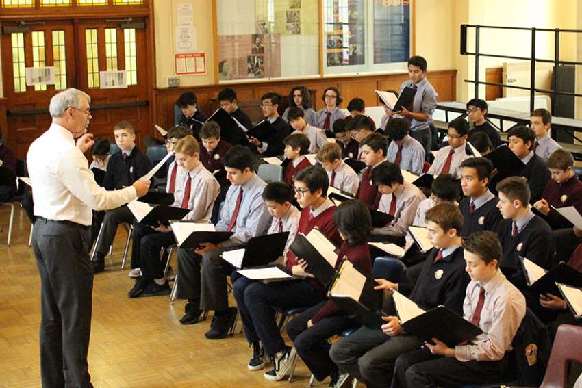 St. Michael's Choir veteran leaves on a high note