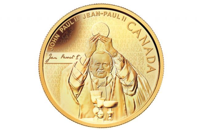 John Paul II coin minted