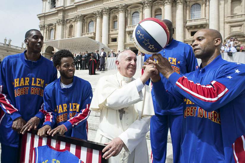 Pope gives coaches game plan for building team spirit, ethical players