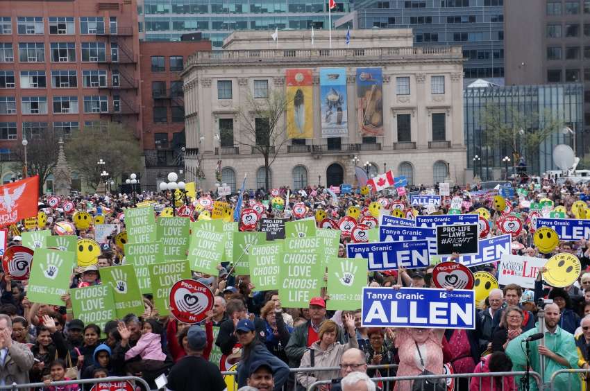 National March for Life gets message out despite counter-protest