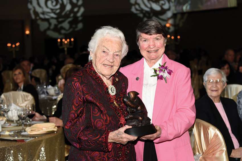 Catholic Missions honours Sr. Davidson for missionary work