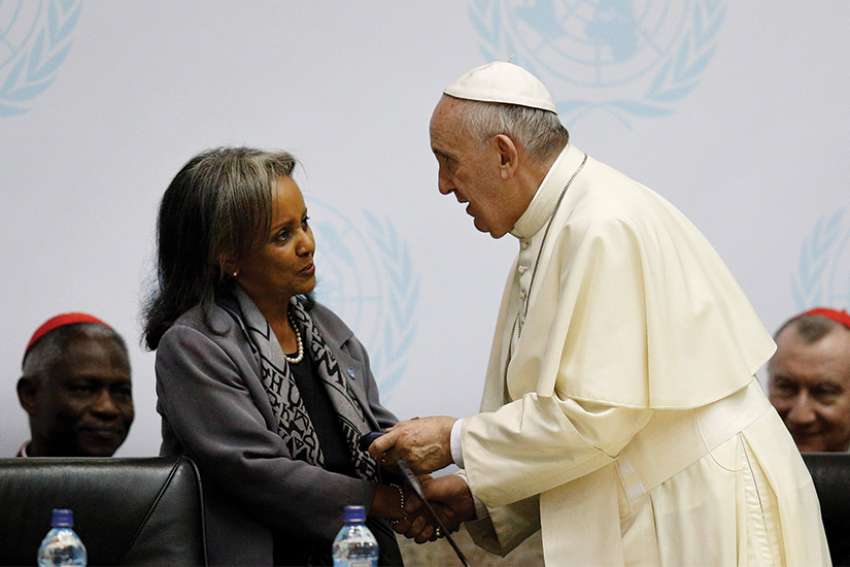 Ethiopia's first female president welcomed by bishops