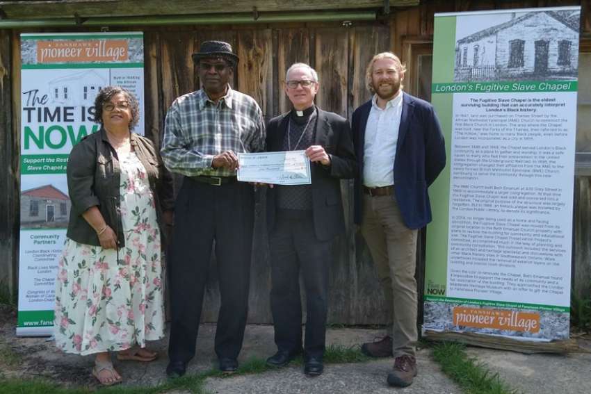Diocese helps preserve London slave chapel