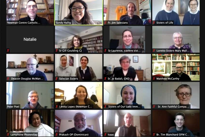 Virtual invitation to youth on vocations