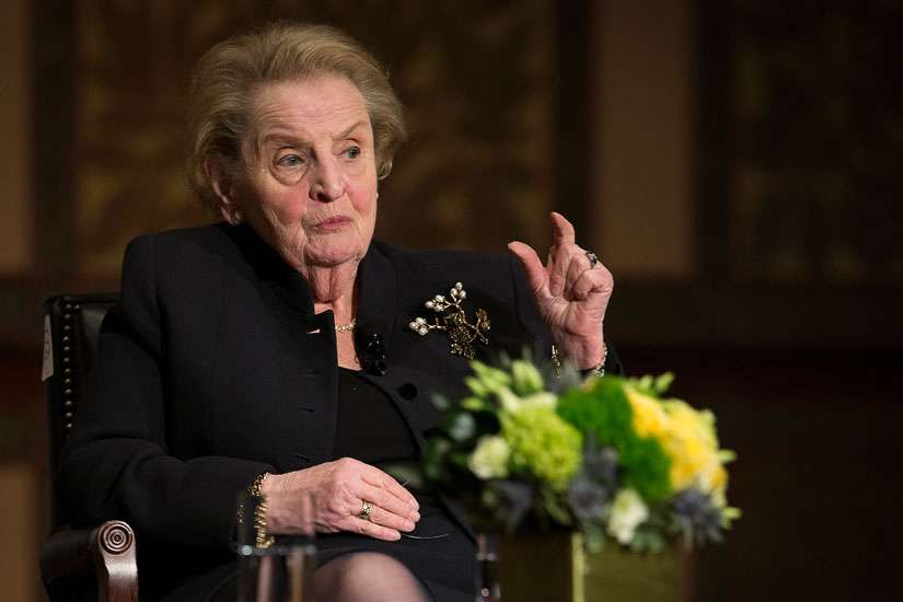 Religion must be key part of foreign policy, says Madeleine Albright