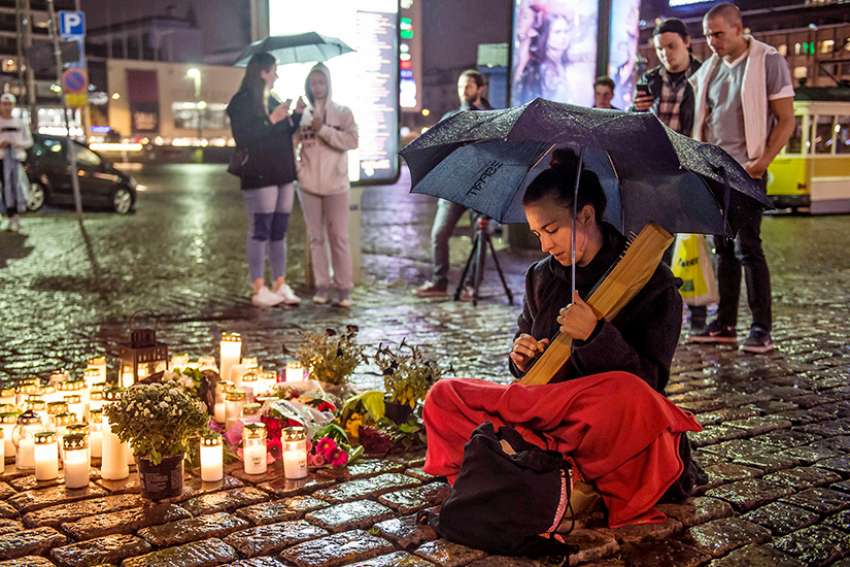 Pope leads prayers for an end to 'inhuman violence' of terrorism
