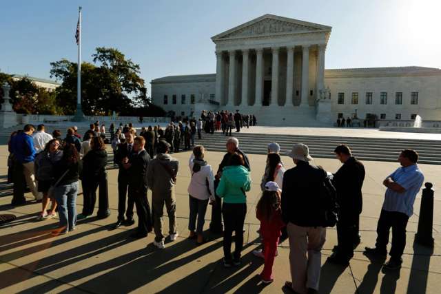 U.S. court declines to review rulings overturning same-sex marriage bans