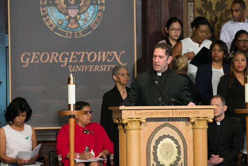 Georgetown University, Jesuits apologizes for role in slave trade