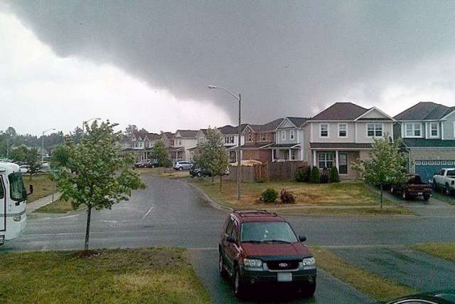 Angus church, parishioners unscathed by tornado