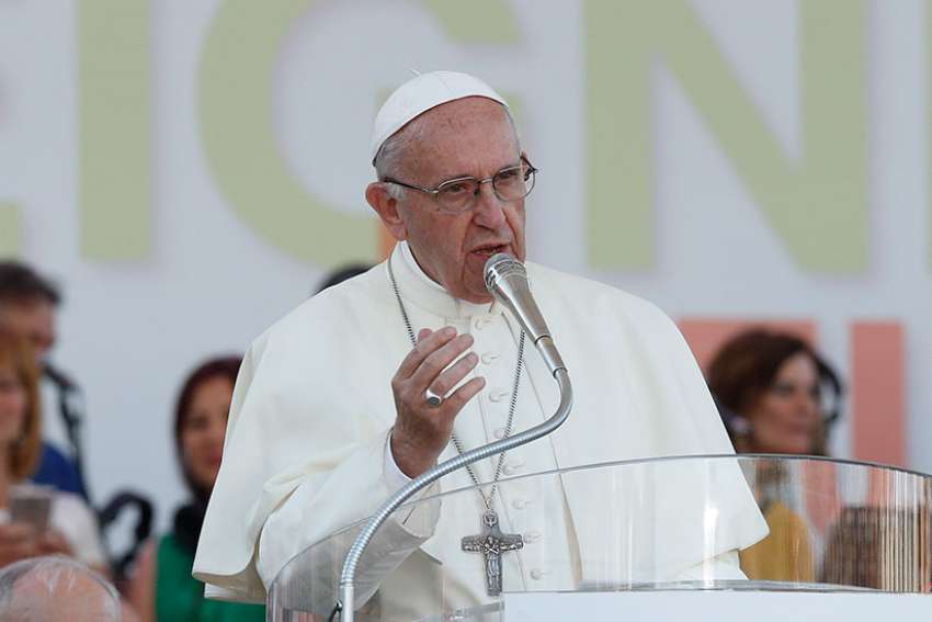 Uphold a woman's right to contribute fully to society, Pope says