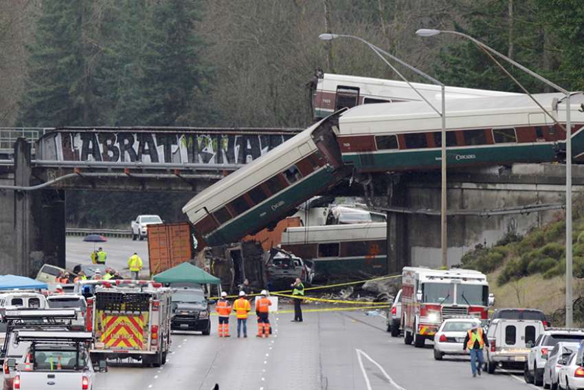 Catholic leaders offer prayers for all affected by Amtrak derailment