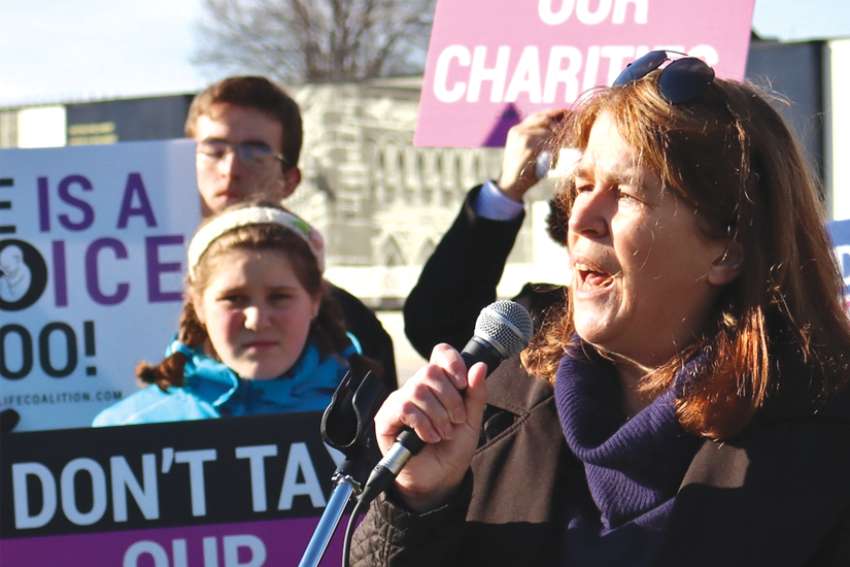 Rally mobilizes support for pregnancy care centres