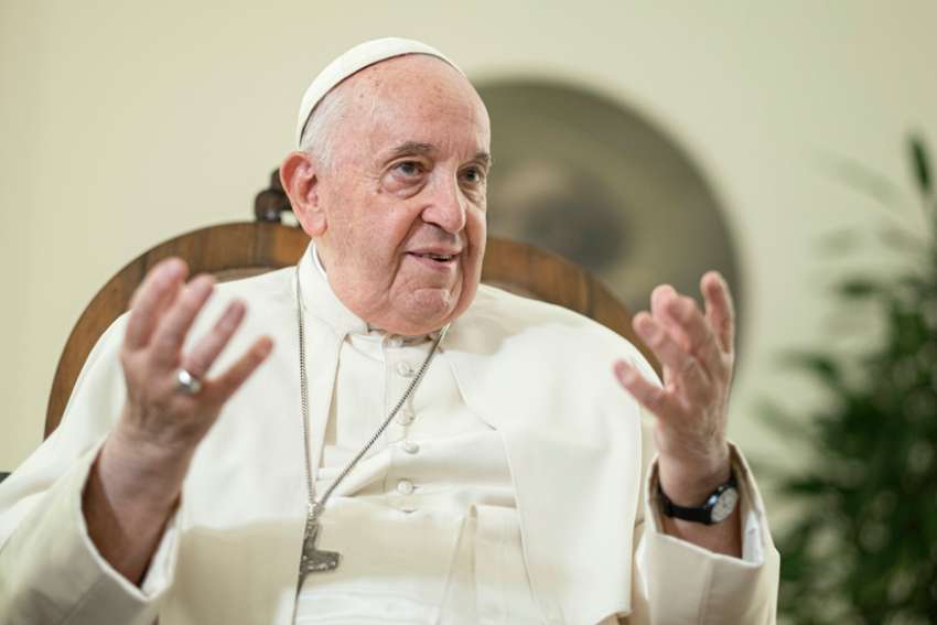 With America magazine Pope Francis talks about church division, women, abortion