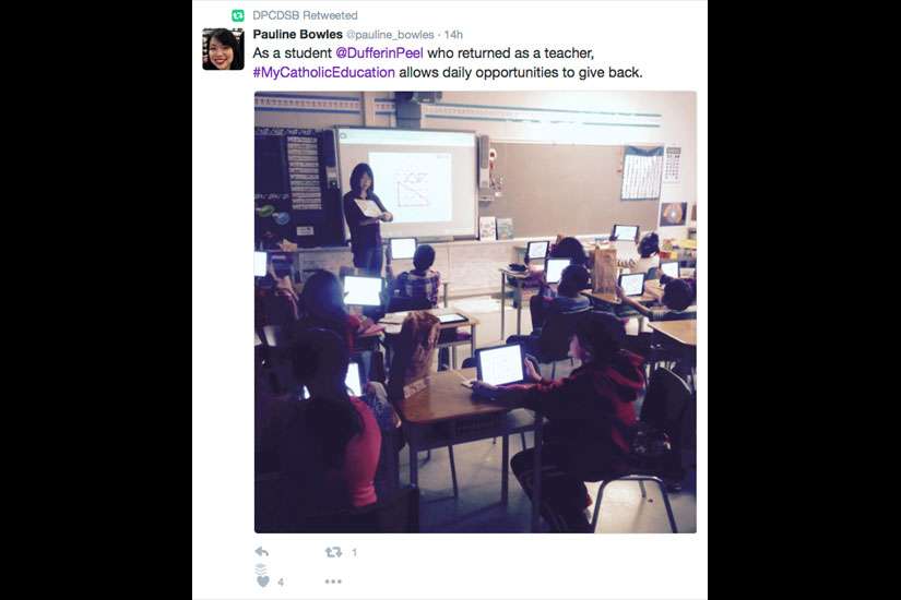 Promoting Catholic education 140 characters at a time