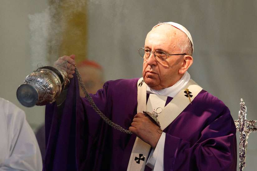 Pope warns against a 'show' religion like fleeting fireworks