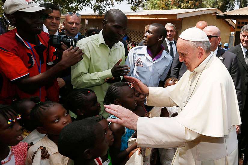 Pope arrives in violence-torn Central African Republic preaching peace