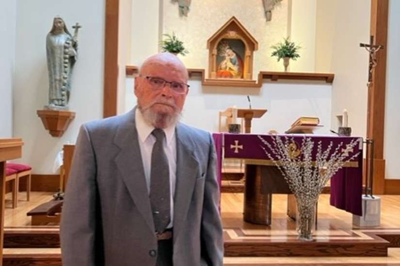 Soon to be 96, this altar boy refuses to slow down