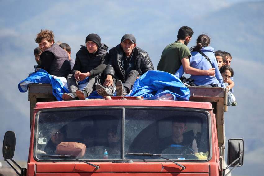 Fear of erasure fuels Artsakh exodus