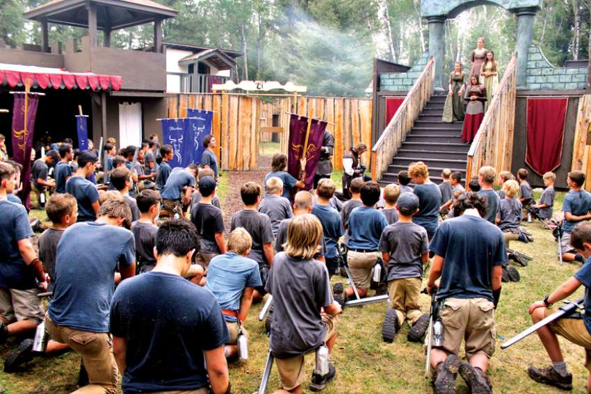 Fantasy camp turns boys into men of God