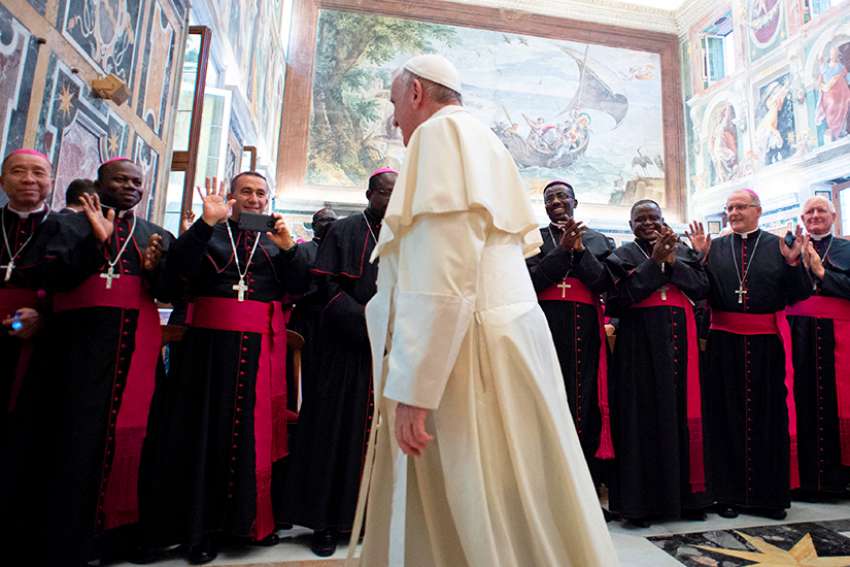 Shun clericalism, Pope tells new bishops