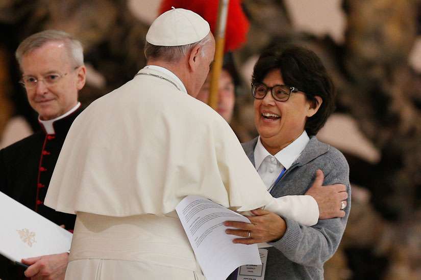 Pope did not say he'd ordain women deacons, spokesman says